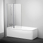 Шторка на ванну Ravak 10° 10CVS2-100 L 7QLA0U03Z1 сатин