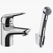 Смеситель Hansgrohe Novus 71144000 для раковины с гигиеническим душем, хром