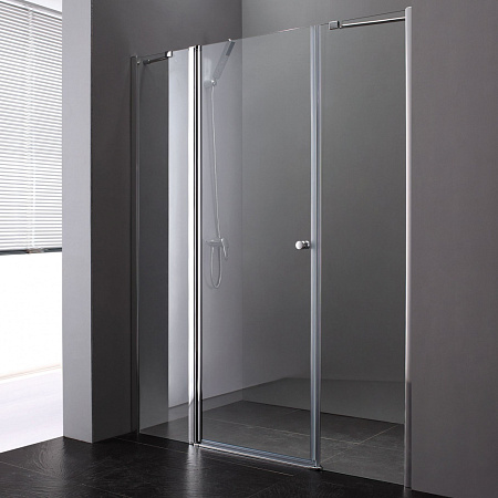 Душевая дверь в нишу Cezares Elena ELENA-B-13-60+60/60-C-Cr-L прозрачное стекло