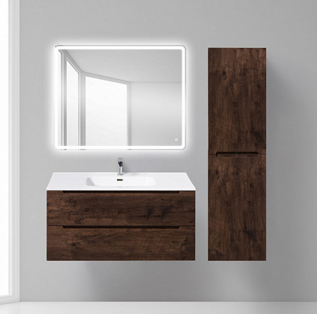 Тумба с раковиной BelBagno Etna ETNA-1000-2C-SO-RW-P 100 Rovere Moro