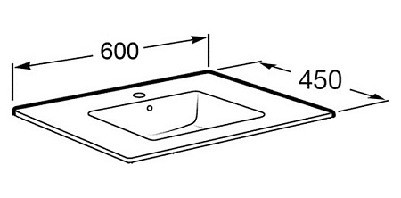 Раковина Roca Victoria 32782100Y 60х45 см
