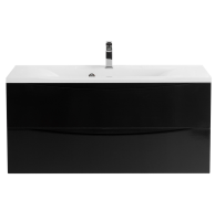 Тумба с раковиной BelBagno Marino MARINO-1100-2C-SO-NL-P 110 nero lucido