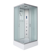 Душевая кабина Niagara Classic NG-33984-14QF 90x80x215 стекло матовое/профиль серебро