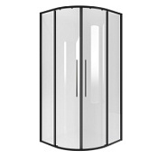 Душевой уголок Niagara Nova NG-6825-34BLACK 80x80x195 стекло прозрачное/профиль черный матовый