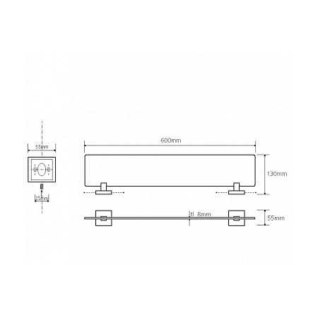 Полка Bemeta Beta 132102042 60