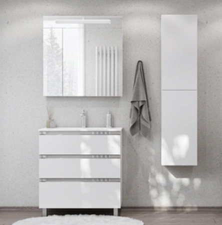 Мебель для ванной Roca The Gap A857406806 80 три ящика,белый глянец