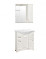 Мебель для ванной Style Line Олеандр-2 75 2 ящика, рельеф пастель