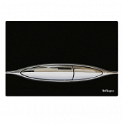 Кнопка смыва BelBagno ARTCRAFT BB-P46001 хром, черное стекло