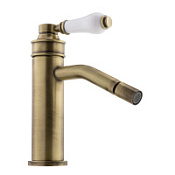 Смеситель Migliore Ermitage Mini 28583 для биде, бронза/белый