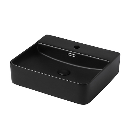 Раковина накладная ABBER Rechteck AC2203MB черный матовый