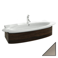 Тумба с раковиной Jacob Delafon Presquile 130 см, 1 ящик, серый титан