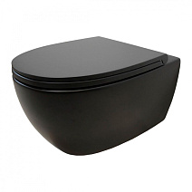 Унитаз подвесной  Globo 4all MDS03AR черный матовый