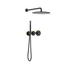 Душевой комплект Timo Saona SX-2359/03SM черный матовый