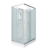 Душевая кабина Niagara Classic NG-43975-14QBK 90x70x200 стекло матовое/профиль серебро