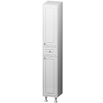 Шкаф-пенал RedBlu Palace One 30 с бельевой корзиной, белый глянец Шкаф-пенал RedBlu Palace One 30 с бельевой корзиной, белый глянец