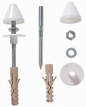 Крепежный набор для раковины и писсуара Jika Golem 8903490008901 белый