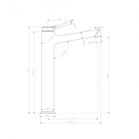 Смеситель Lemark Minima LM3809C для раковины, хром