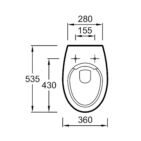 Унитаз подвесной Jacob Delafon Patio EDV102-00 Rimless