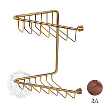 Полка-решетка Migliore Complementi 22061 угловая, двойная
