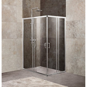 Душевой уголок BelBagno Unique UNIQUE-AH-2-100/115-75/90-C-Cr прозрачное стекло Душевой уголок BelBagno Unique UNIQUE-AH-2-100/115-75/90-C-Cr прозрачное стекло
