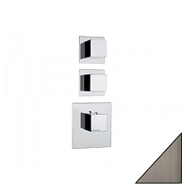 Смеситель Bossini Oki Z032203.094 для ванны с душем (внешняя часть), никель шлифованный