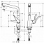 Смеситель Hansgrohe Metris Select 14883800 для кухонной мойки, нержавеющая сталь - фото 2
