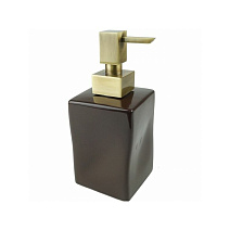 Дозатор для жидкого мыла Stil Haus Prisma 795(25-MA) настольный, бронза/коричневый Дозатор для жидкого мыла Stil Haus Prisma 795(25-MA) настольный, бронза/коричневый