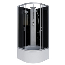 Душевая кабина Niagara Classic NG-2509-14BKT 100x100x210 стекло тонированное/профиль серебро