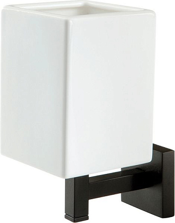 Стакан Stil Haus Urania U10(23-BI) черный матовый/белый