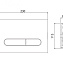 Кнопка смыва BelBagno Prospero BB004-PR-BIANCO белый - фото 4