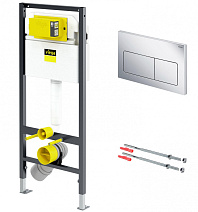 Система инсталляции для унитазов Viega Prevista Dry 792824 + крепления + кнопка смыва