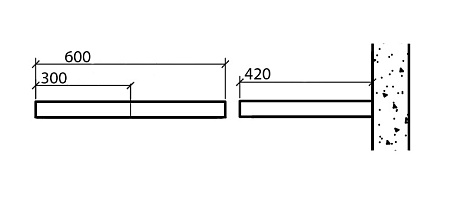 Раковина BelBagno Ancona-N/Energia-N EA-600-LVB 60 белая