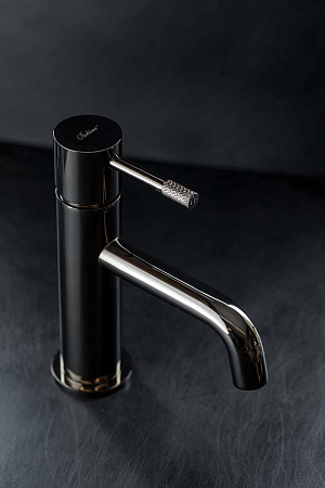 Смеситель Boheme Uno 461-SGM для раковины, оружейная сталь глянцевая