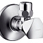 Вентиль Hansgrohe Metropol E 13902000 с рукояткой, хром - фото 1