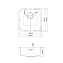 Мойка кухонная IDDIS Mate MAT44S0i77 44,6х44,6 хром - фото 7