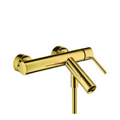 Смеситель Axor Starck 10411990 для ванны и душа, полированное золото