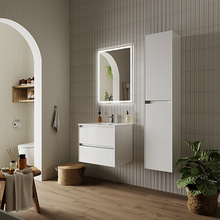 Мебель для ванной Sancos Cento 60 CN60W белый глянцевый