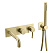 Смеситель Boheme Uno 464-3-MG для ванны с душем, золото матовое