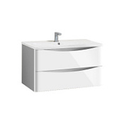 Тумба с раковиной Vincea Roberta VMC-1R 80 подвесная, 2 ящика, L.White Тумба с раковиной Vincea Roberta VMC-1R 80 подвесная, 2 ящика, L.White