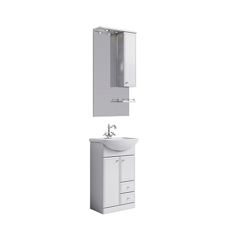 Мебель для ванной Aqwella Барселона Ba.01.05/2 55 белый