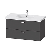 Тумба с раковиной Duravit XBase XB619304949 100 графит матовый