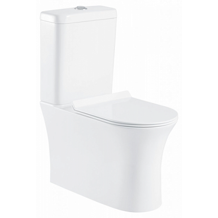 Унитаз-компакт BelBagno Ancona  BB1224CPR-P Soft close