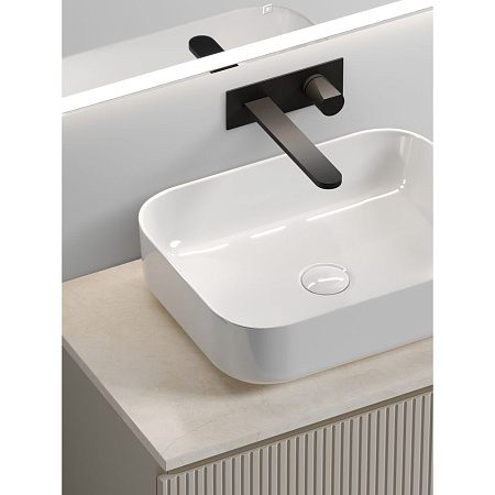 Тумба с раковиной и столешницей Sancos Snob T 80 SNT80CE+TT80A2 Beige Soft/Kreman