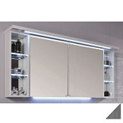 Шкаф-зеркало Puris Crescendo S2A431226L(169) 120 L серый структурный