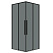 Душевой уголок Grossman Galaxy 300.K33.01.8080.21.10 78-79x78-79x195 тонированное/черный матовый