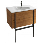 Тумба с раковиной Jacob Delafon Nouvelle Vague EB3030-E16 80 ореховое дерево