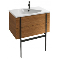 Тумба с раковиной Jacob Delafon Nouvelle Vague EB3030-E16 80 ореховое дерево