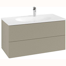 Тумба с раковиной Villeroy & Boch Antao L05100HK 100х49 серый матовый