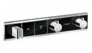 Термостат Hansgrohe RainSelect 15355600 для душа, черный/хром