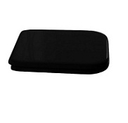 Крышка-сиденье Kerasan Waldorf 418804 с микролифтом, черный/хром